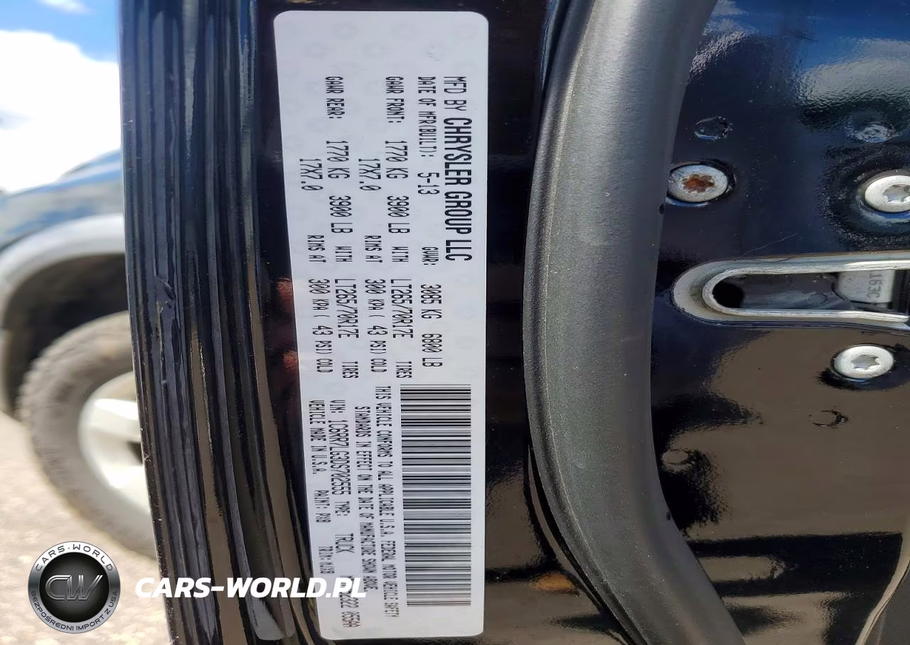 2013 Ram 1500 Slt VIN:1C6RR7LG3DS702555 - 12