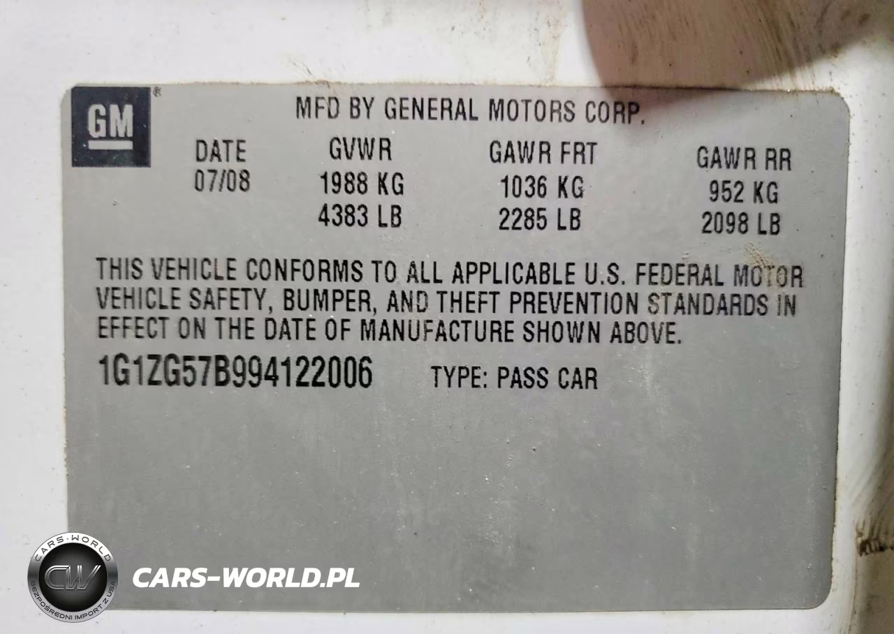 2009 Chevrolet Malibu Ls VIN:1G1ZG57B994122006 - 12