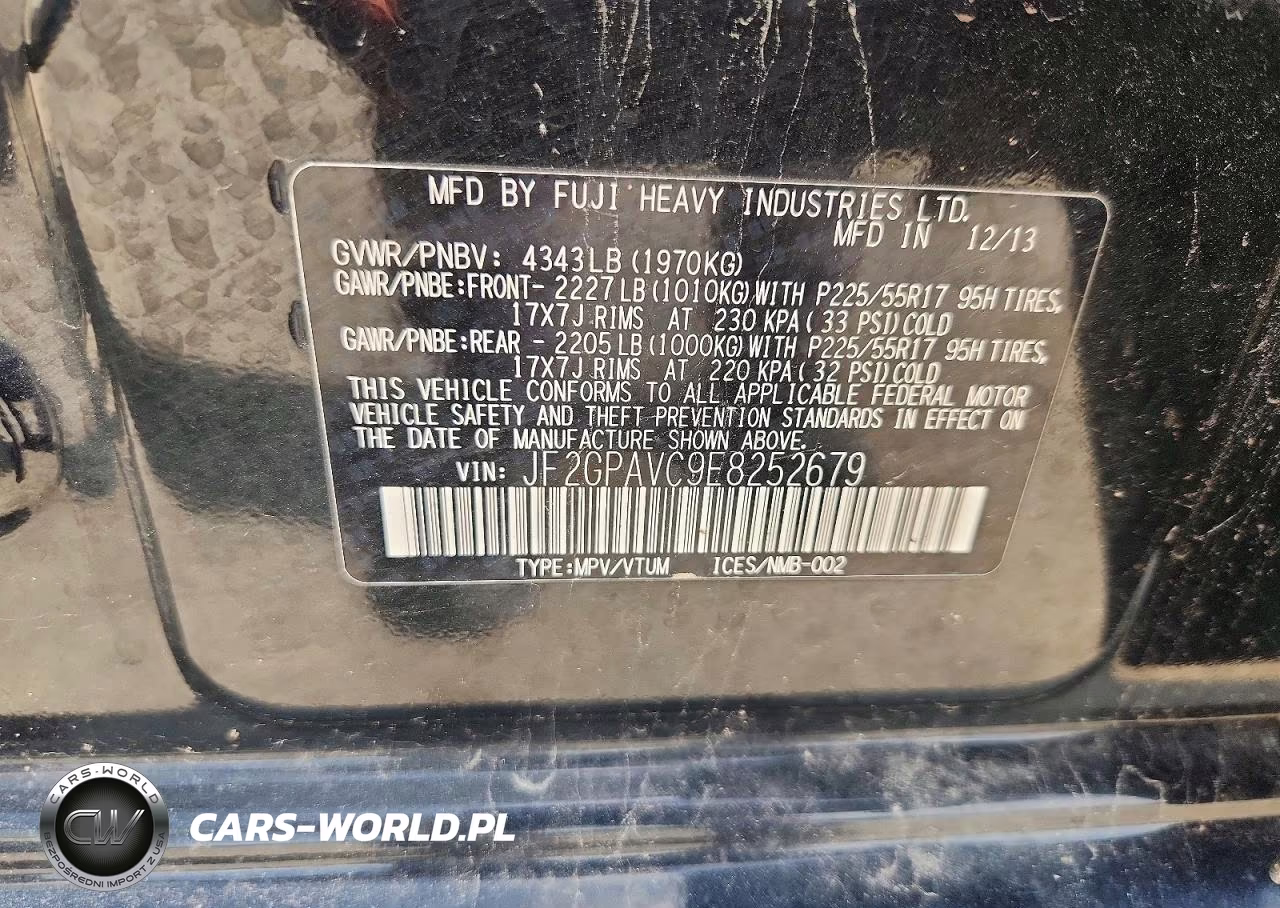 2014 Subaru Xv Crosstrek 2.0 Premium VIN:JF2GPAVC9E8252679 - 13