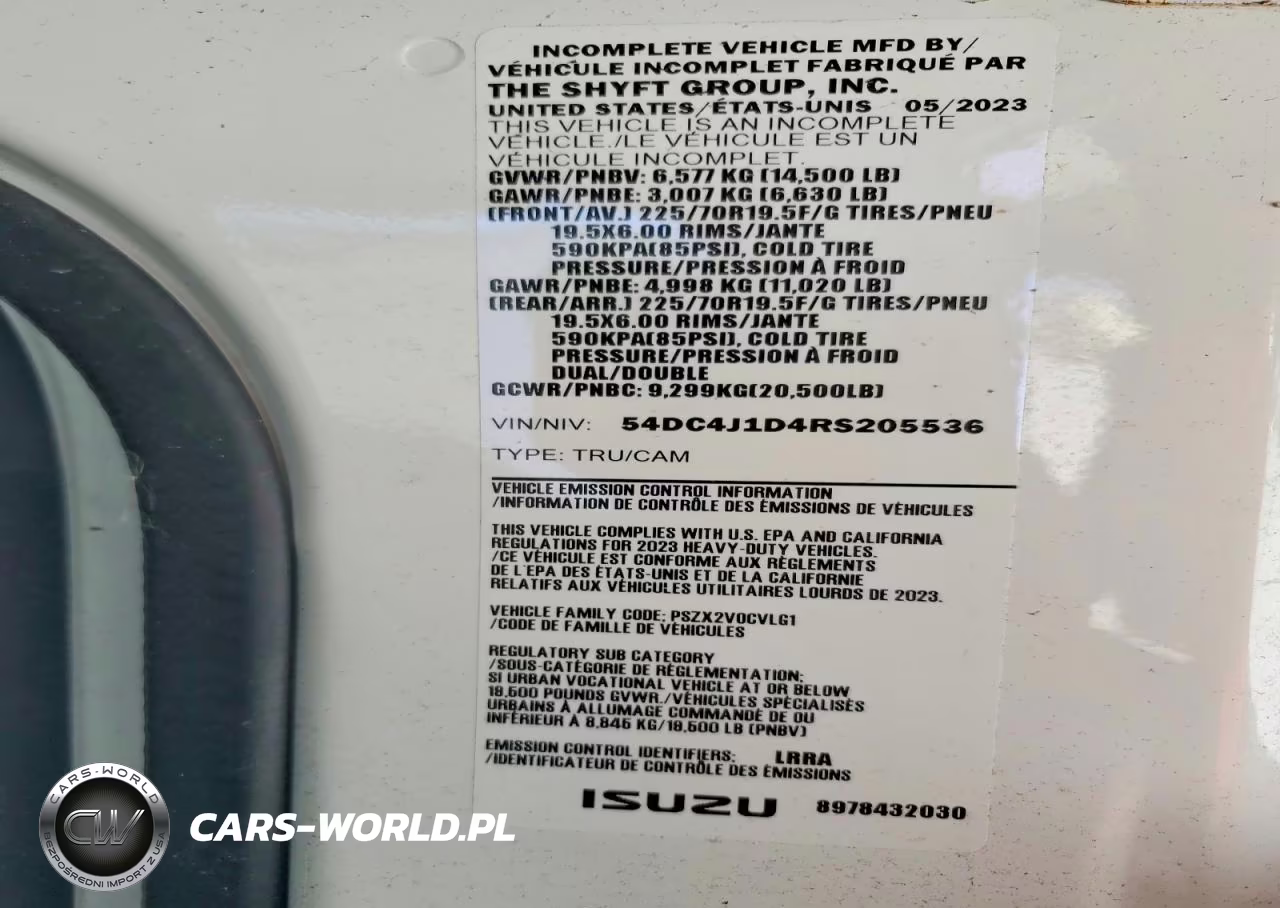 2024 Isuzu Npr Hd Dump Truck VIN:54DC4J1D4RS205536 - 10