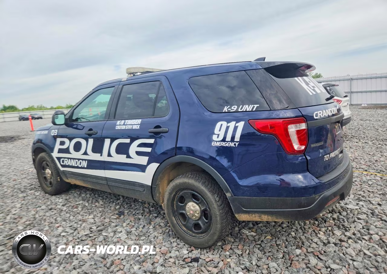 2018 Ford Explorer Police Interceptor VIN:1FM5K8AR1JGC17198 - 2