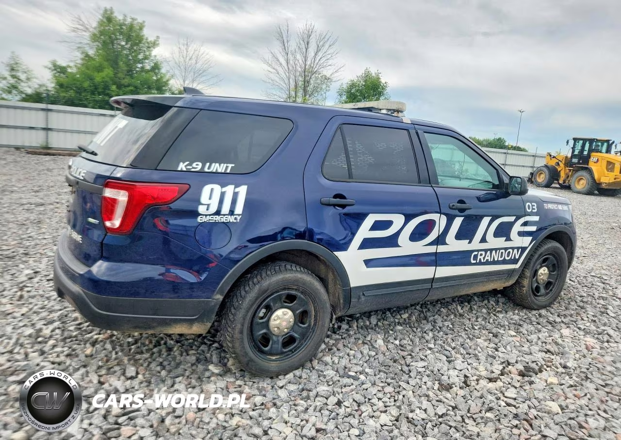 2018 Ford Explorer Police Interceptor VIN:1FM5K8AR1JGC17198 - 3
