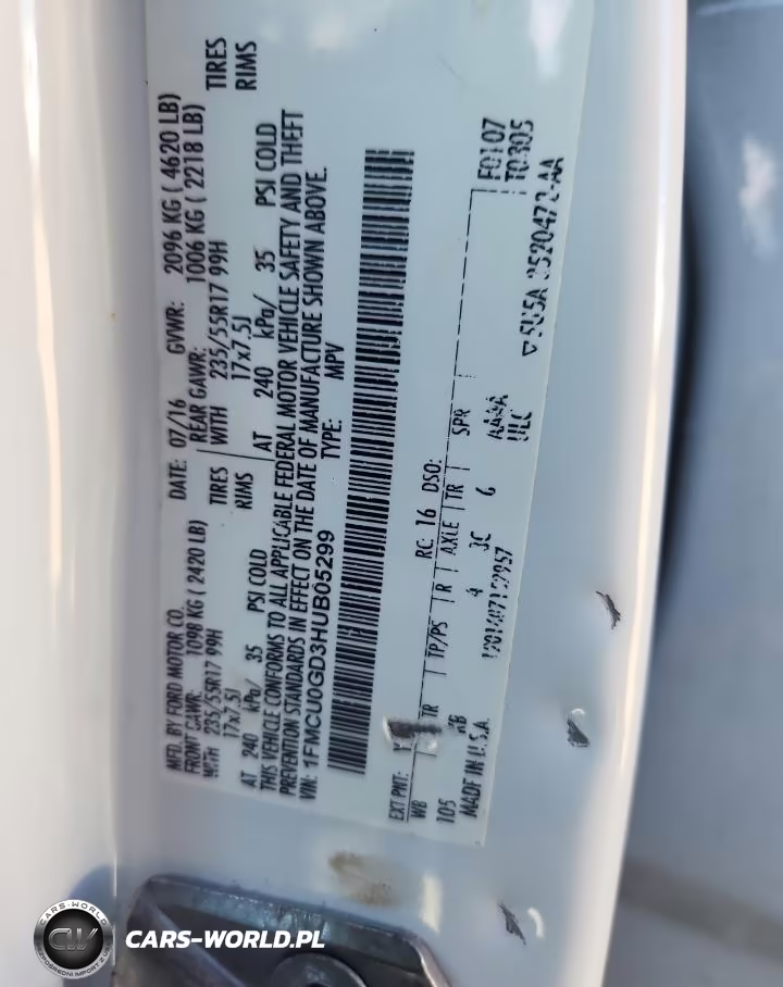 2017 Ford Escape Se VIN:1FMCU0GD3HUB05299 - 12