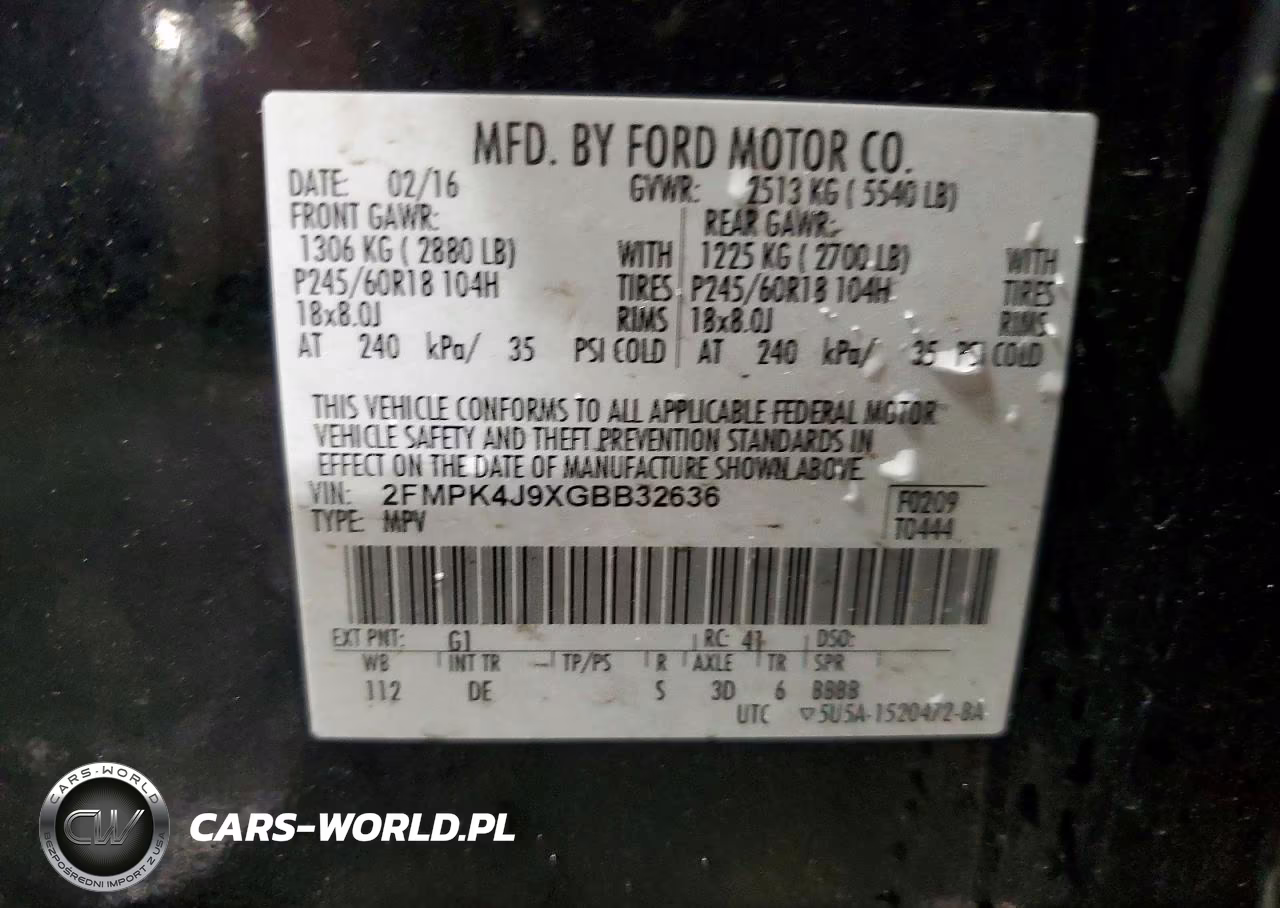 2016 Ford Edge Sel VIN:2FMPK4J9XGBB32636 - 13