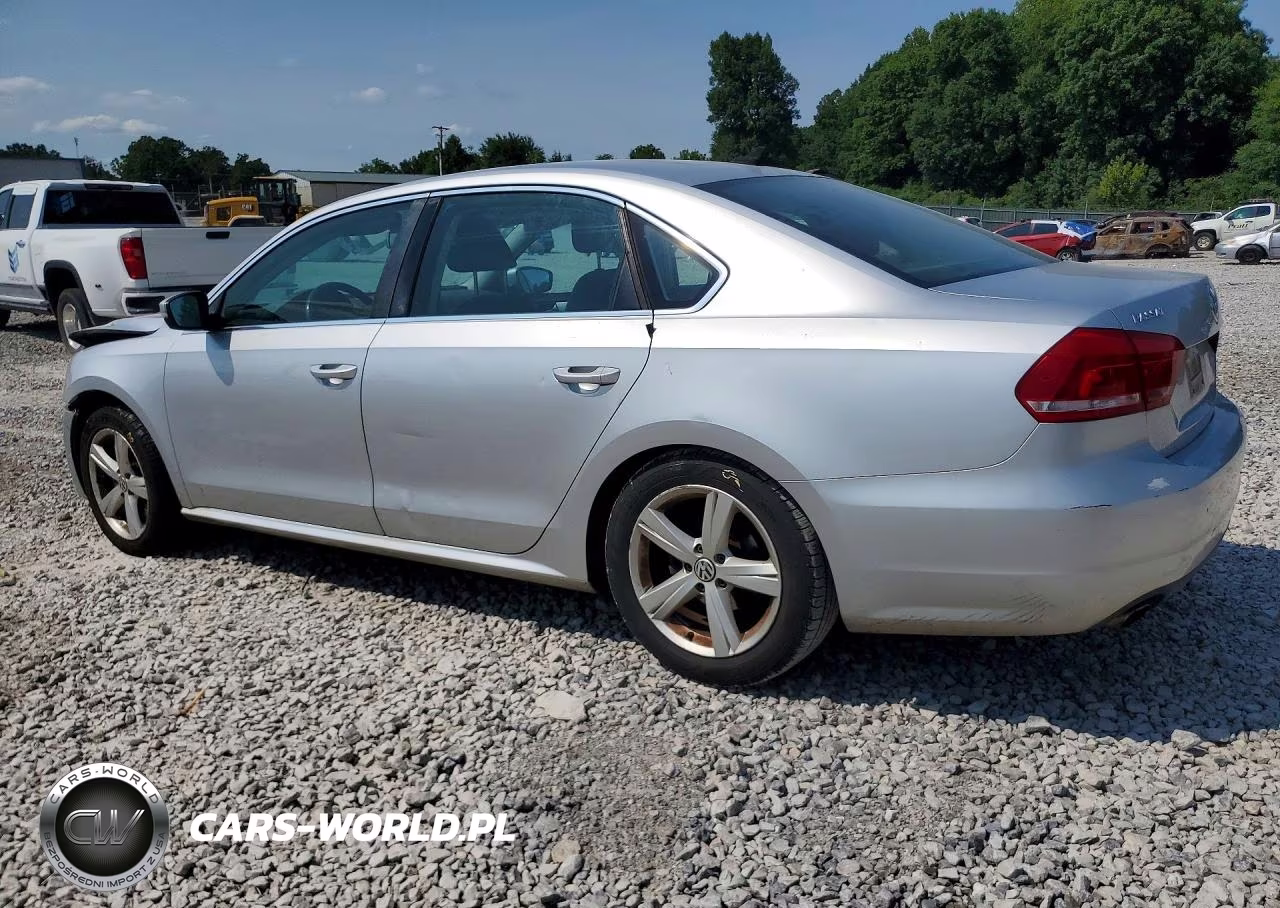 2013 Volkswagen Passat Se VIN:1VWBP7A33DC100262 - 2
