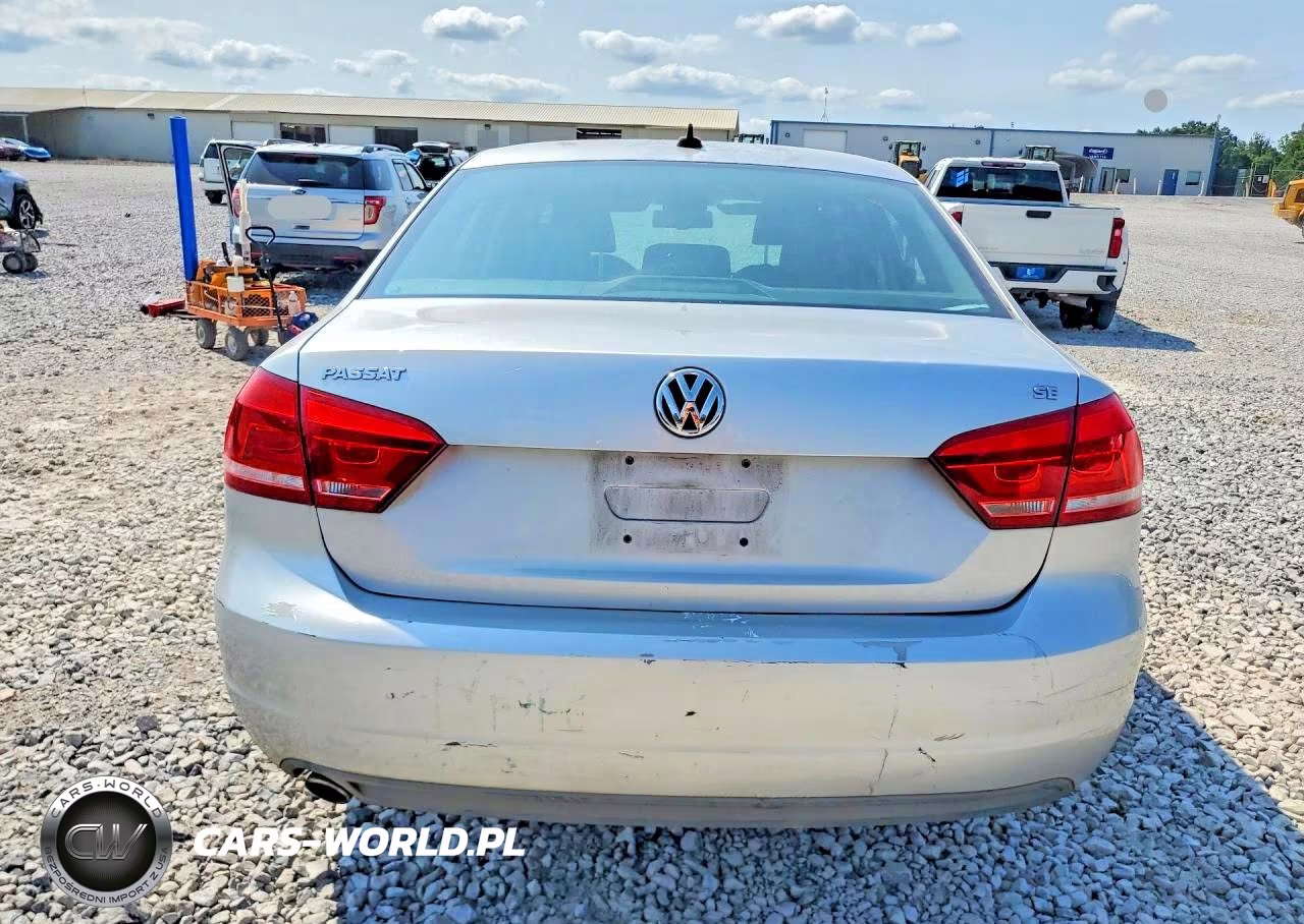 2013 Volkswagen Passat Se VIN:1VWBP7A33DC100262 - 6