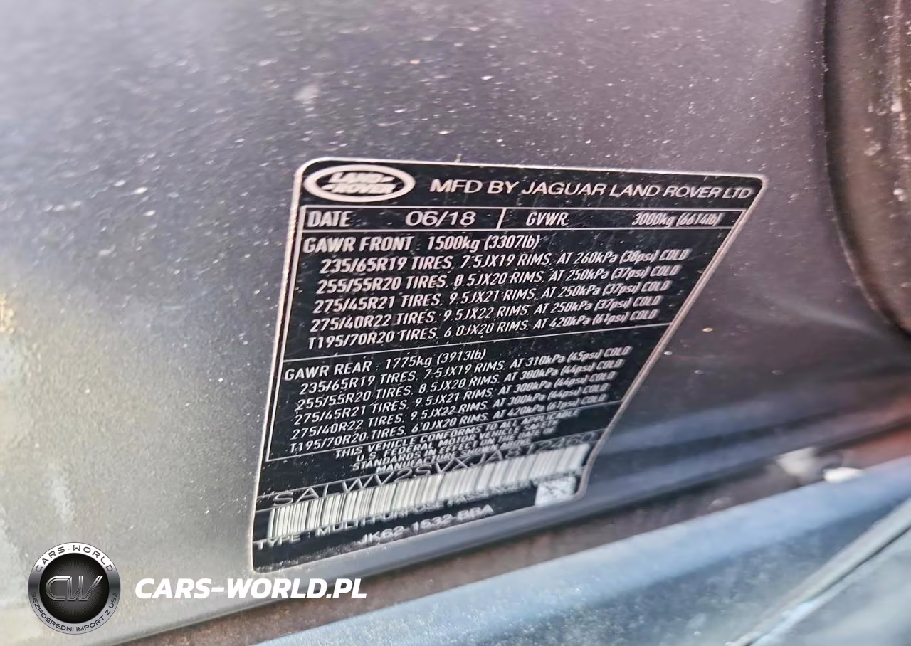 2018 Land Rover Range Rover Sport Hse Dynamic VIN:SALWV2SVXJA812460 - 13