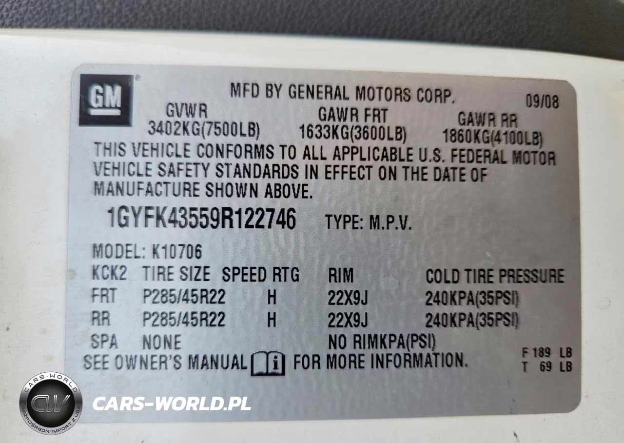 2009 Cadillac Escalade Hybrid VIN:1GYFK43559R122746 - 13