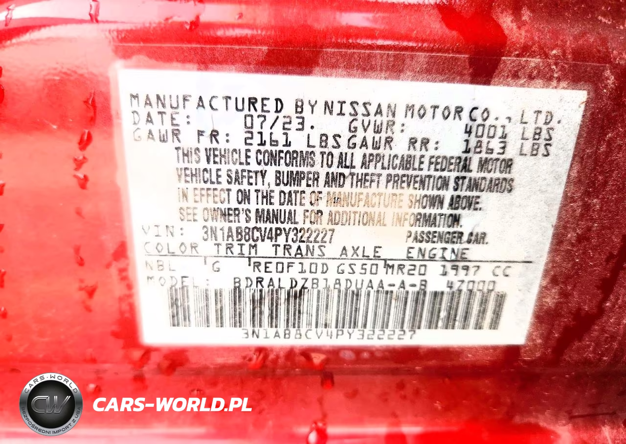 2023 Nissan Sentra Sv VIN:3N1AB8CV4PY322227 - 12