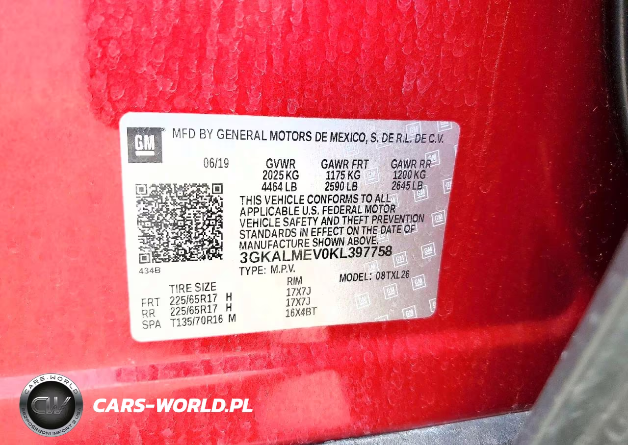 2019 GMC Terrain Sle VIN:3GKALMEV0KL397758 - 13