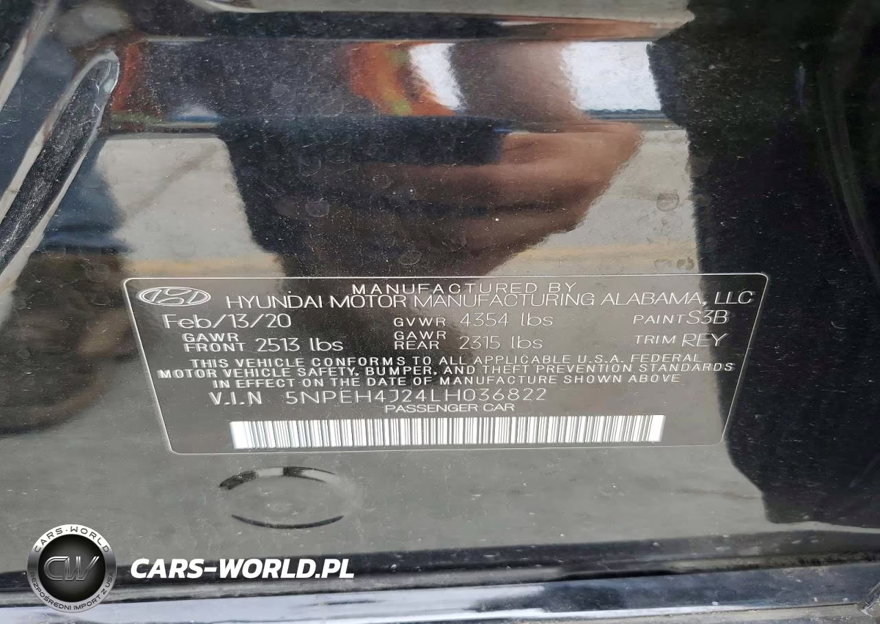 2020 Hyundai Sonata Limited VIN:5NPEH4J24LH036822 - 12