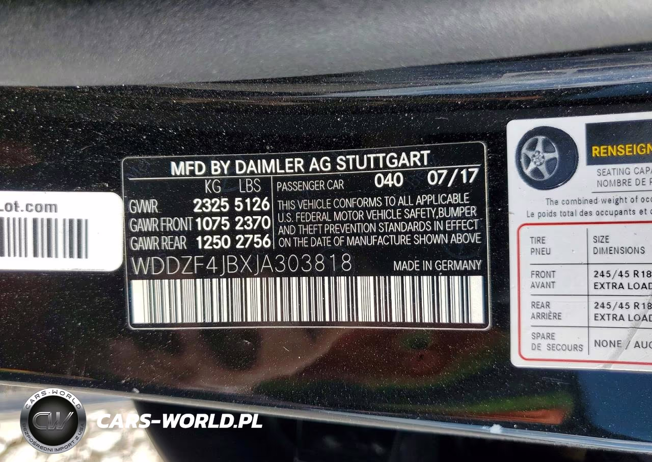 2018 Mercedes-Benz E 300 VIN:WDDZF4JBXJA303818 - 13