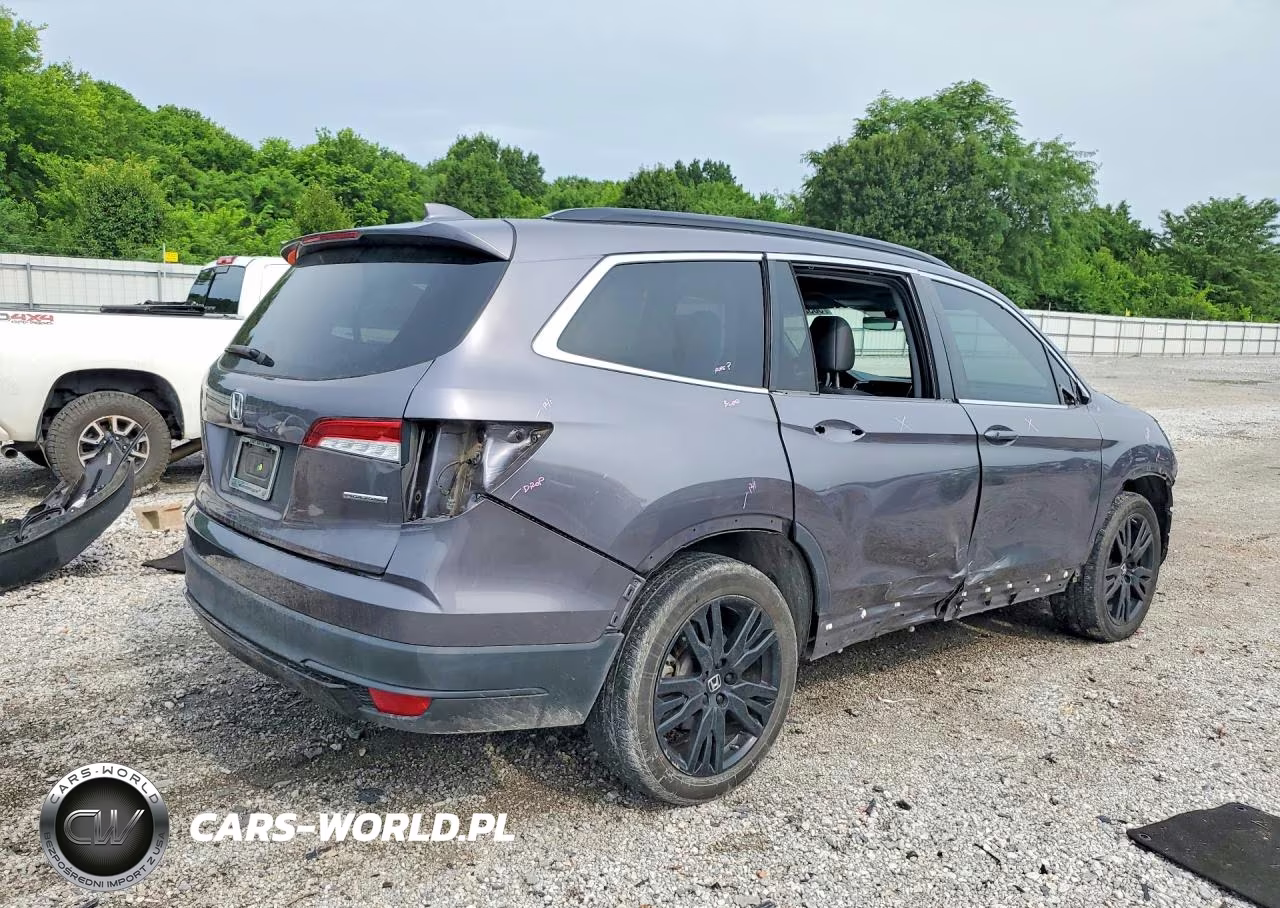 2021 Honda Pilot Se VIN:5FNYF5H26MB032219 - 3