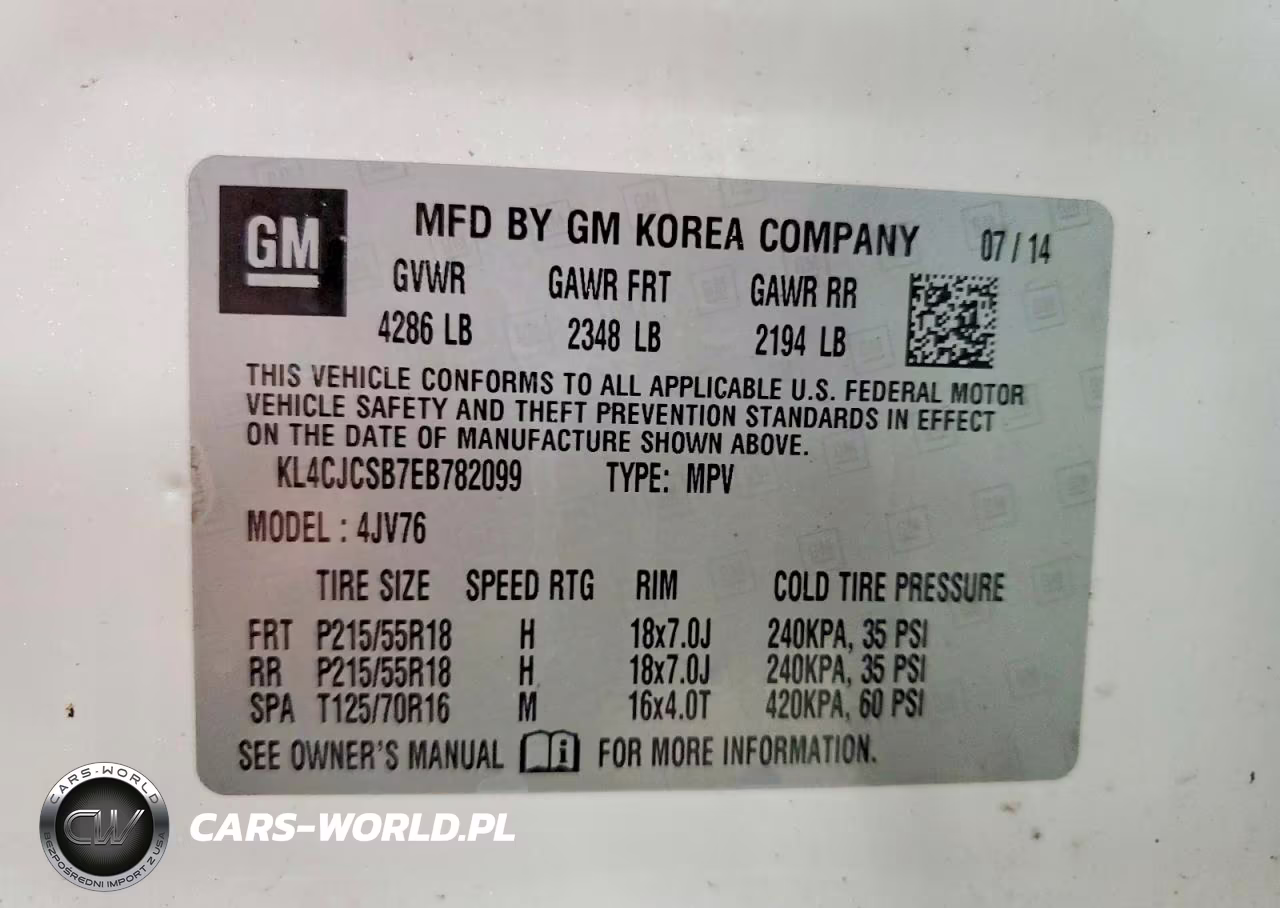 2014 Buick Encore VIN:KL4CJCSB7EB782099 - 13