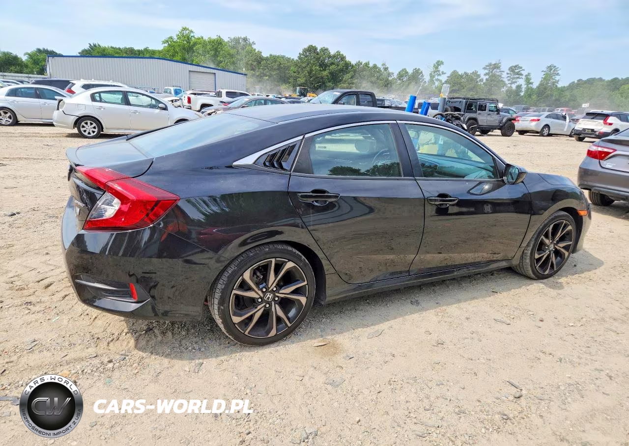 2019 Honda Civic Sport VIN:2HGFC2F88KH604504 - 3