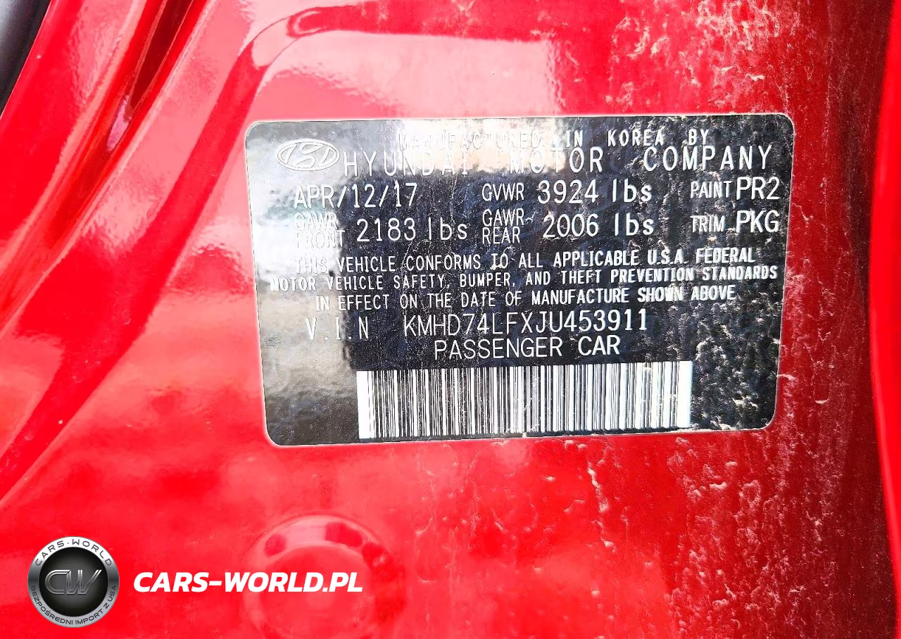 2018 Hyundai Elantra Se VIN:KMHD74LFXJU453911 - 12