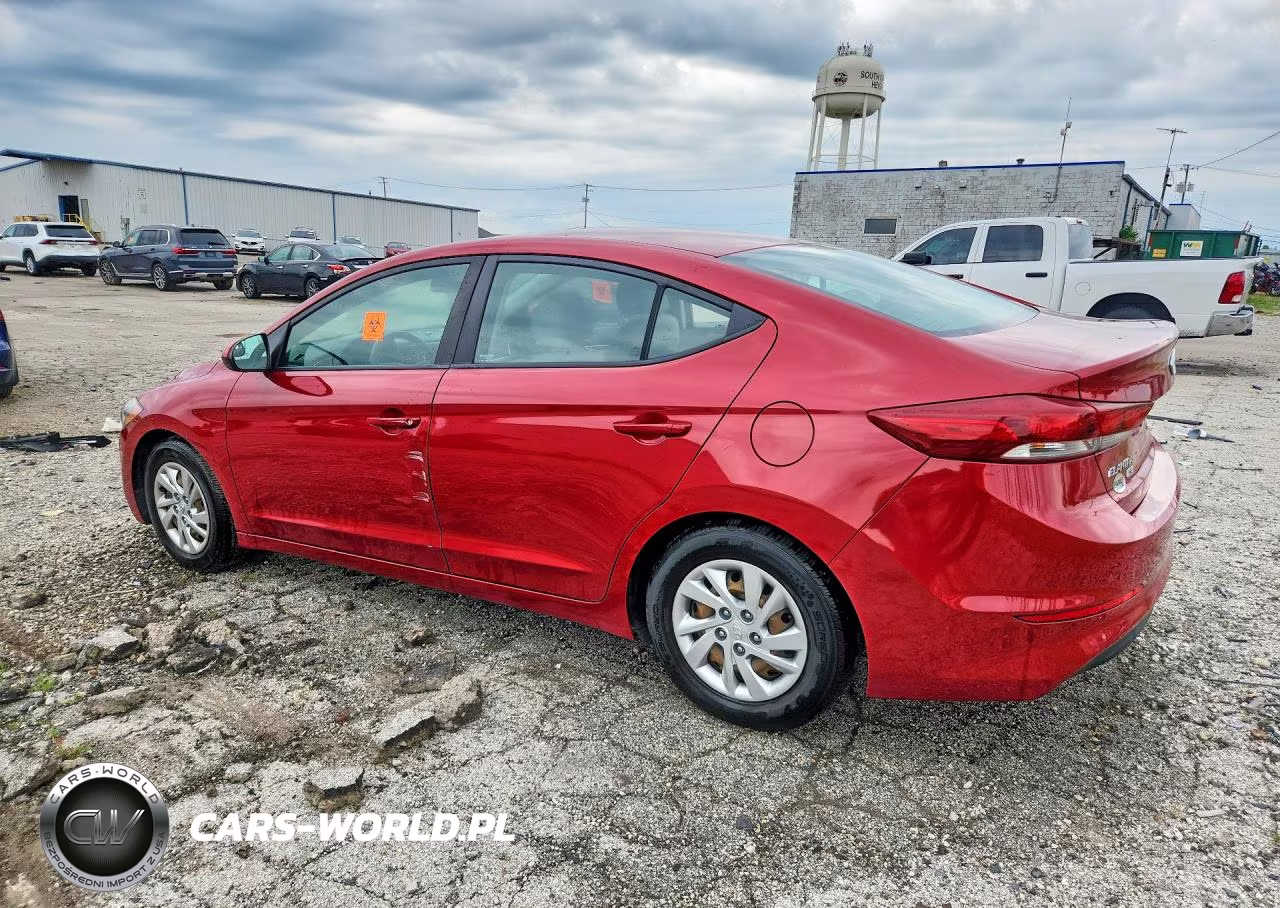 2018 Hyundai Elantra Se VIN:KMHD74LFXJU453911 - 2