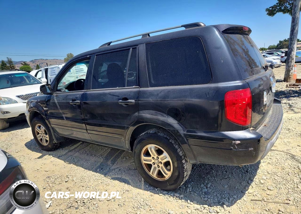 2003 Honda Pilot Exl VIN:2HKYF18723H591058 - 2
