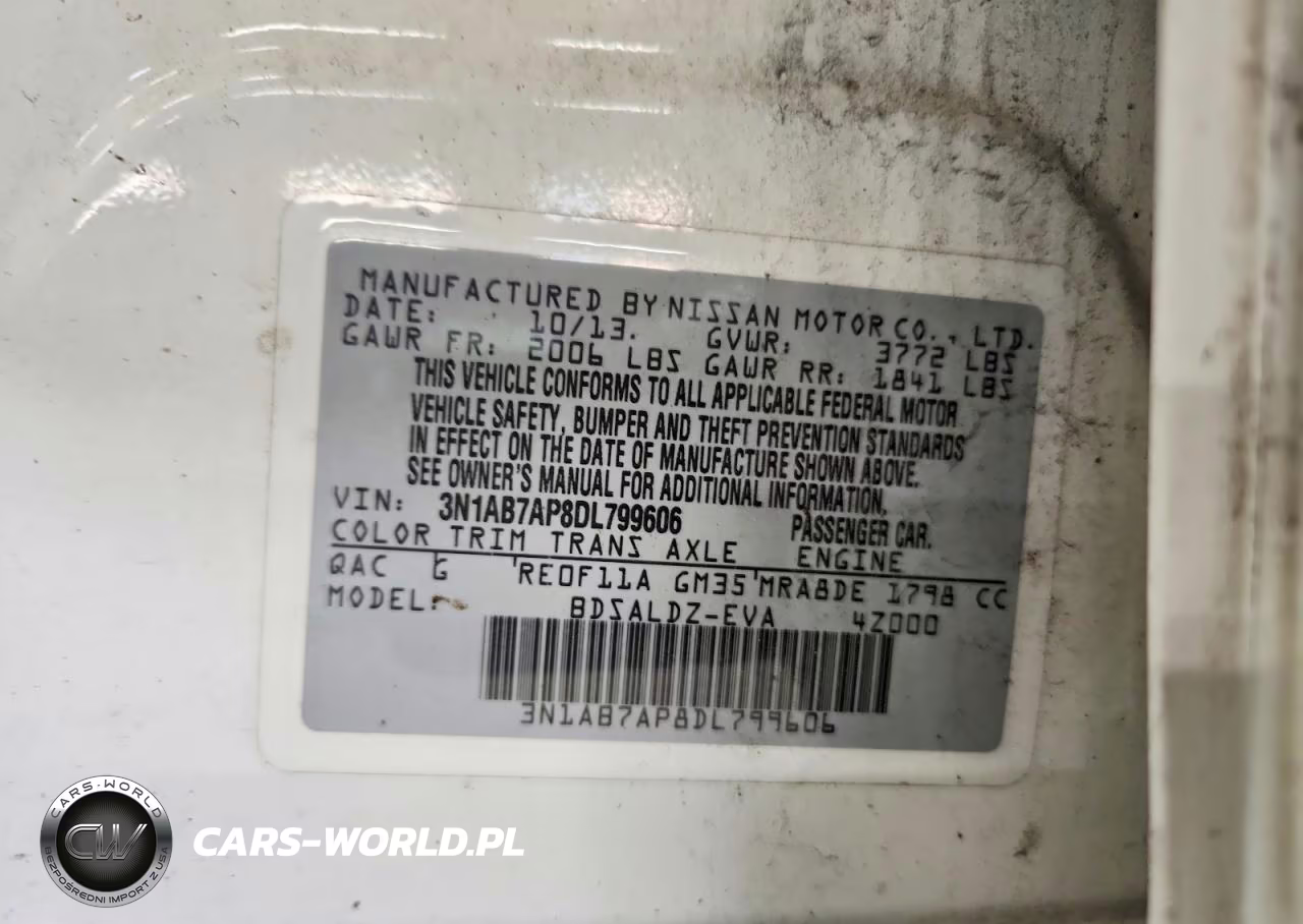 2013 Nissan Sentra S VIN:3N1AB7AP8DL799606 - 12
