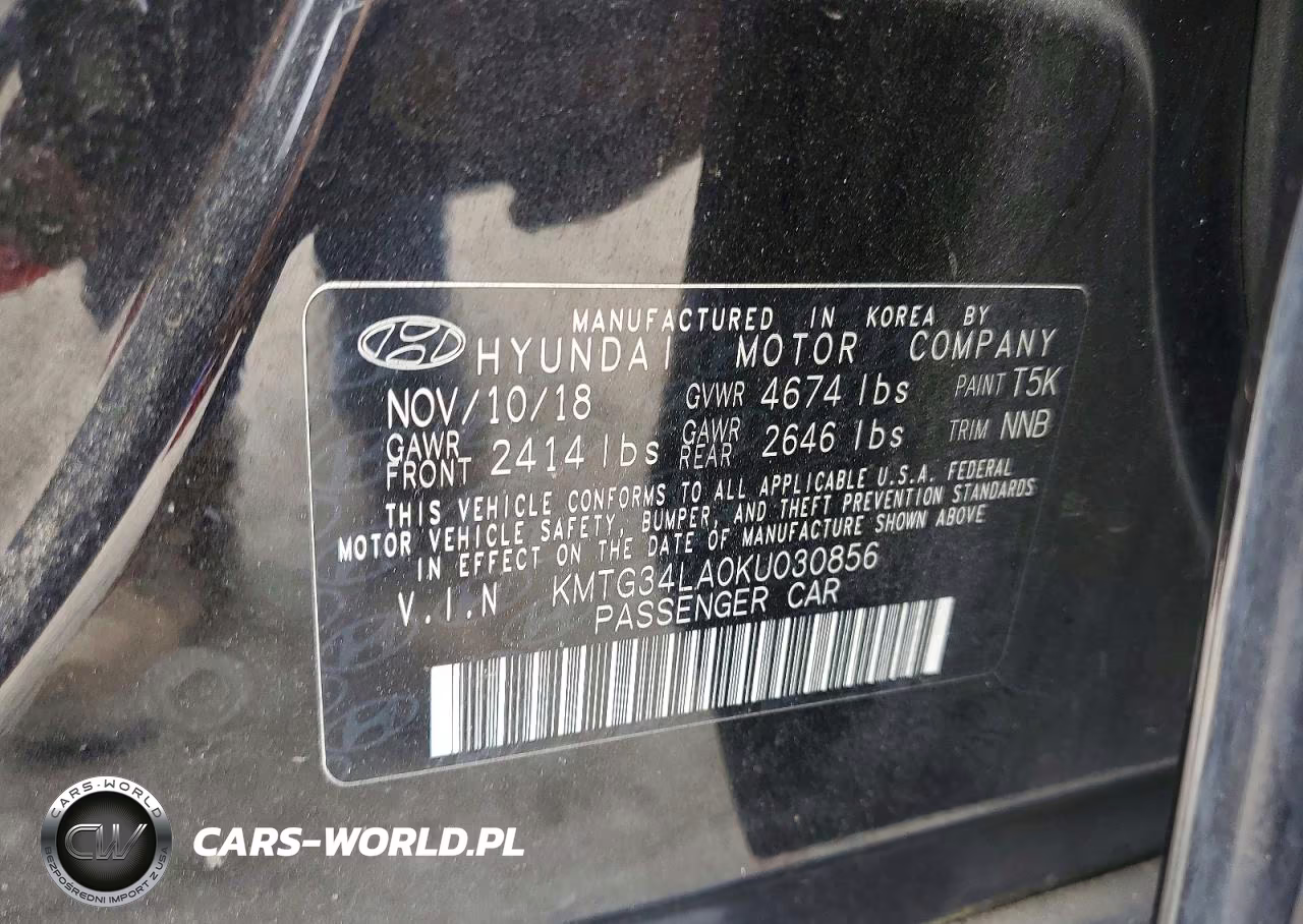 2019 Genesis G70 Elite VIN:KMTG34LA0KU030856 - 12