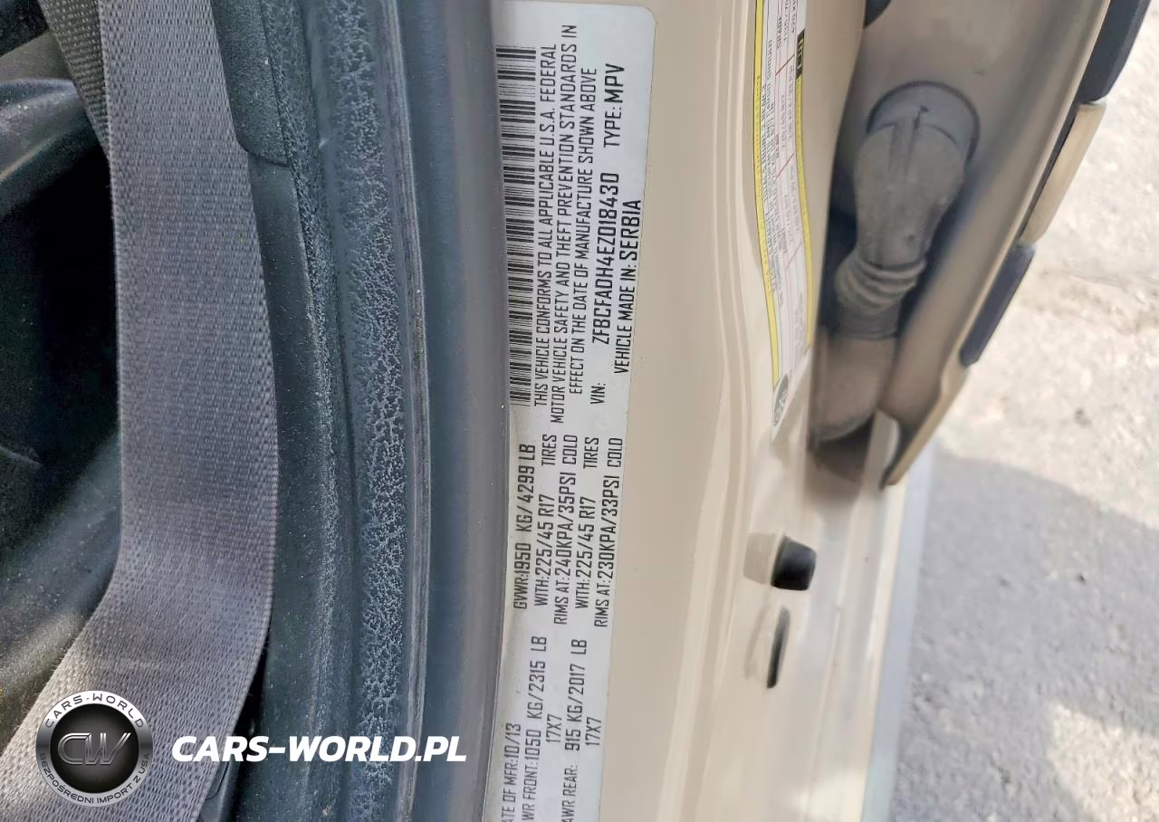 2014 Fiat 500L Trekking VIN:ZFBCFADH4EZ018430 - 12