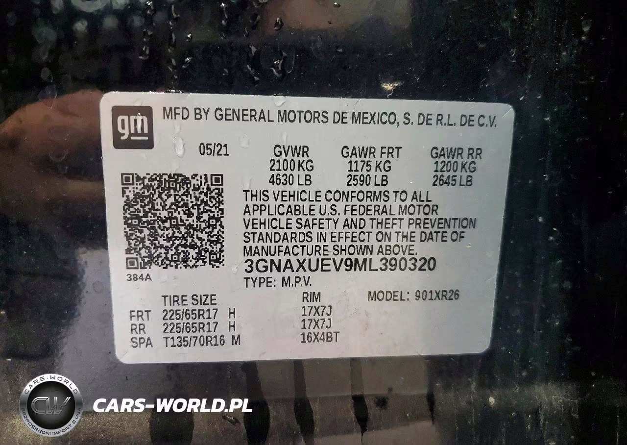 2021 Chevrolet Equinox Lt VIN:3GNAXUEV9ML390320 - 13