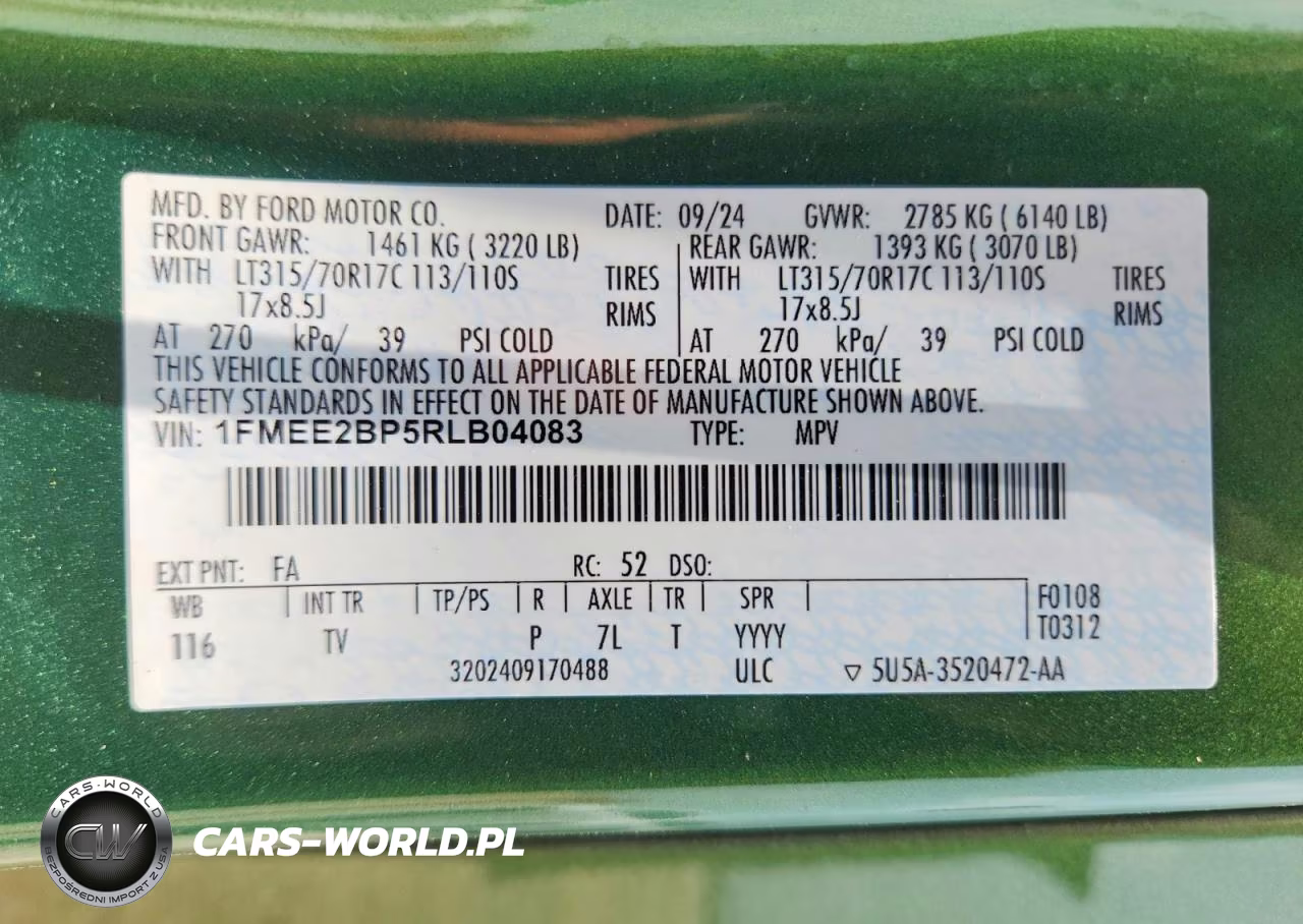 2024 Ford Bronco Wildtrak VIN:1FMEE2BP5RLB04083 - 12