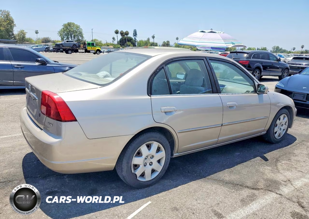 2001 Honda Civic Ex VIN:2HGES26781H543787 - 3