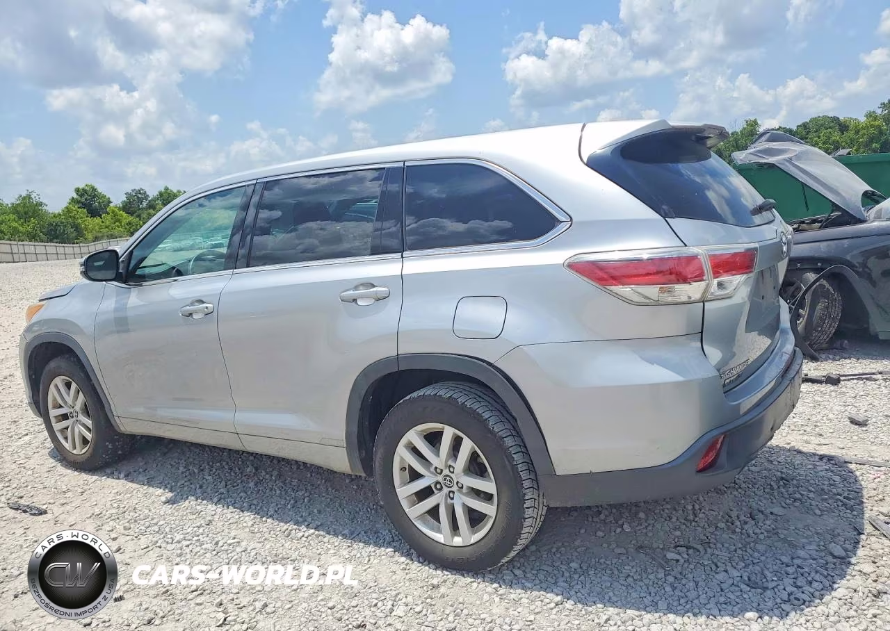 2016 Toyota Highlander Le VIN:5TDZARFH1GS019346 - 2