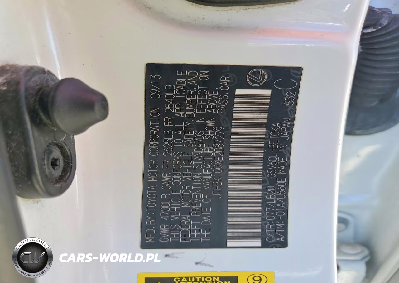 2014 Lexus Es 350 VIN:JTHBK1GGXE2087279 - 12