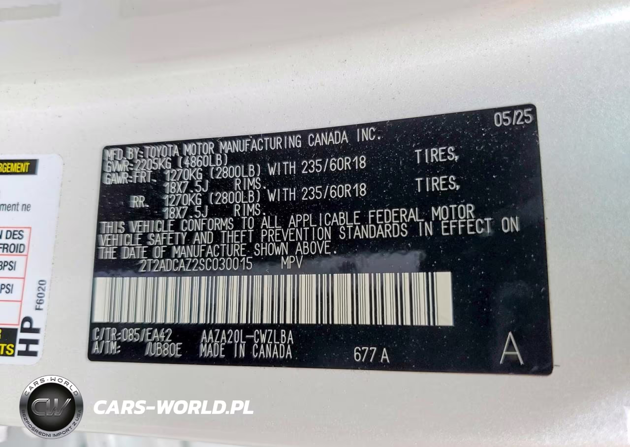 2025 Lexus Nx 250 Base VIN:2T2ADCAZ2SC030015 - 13