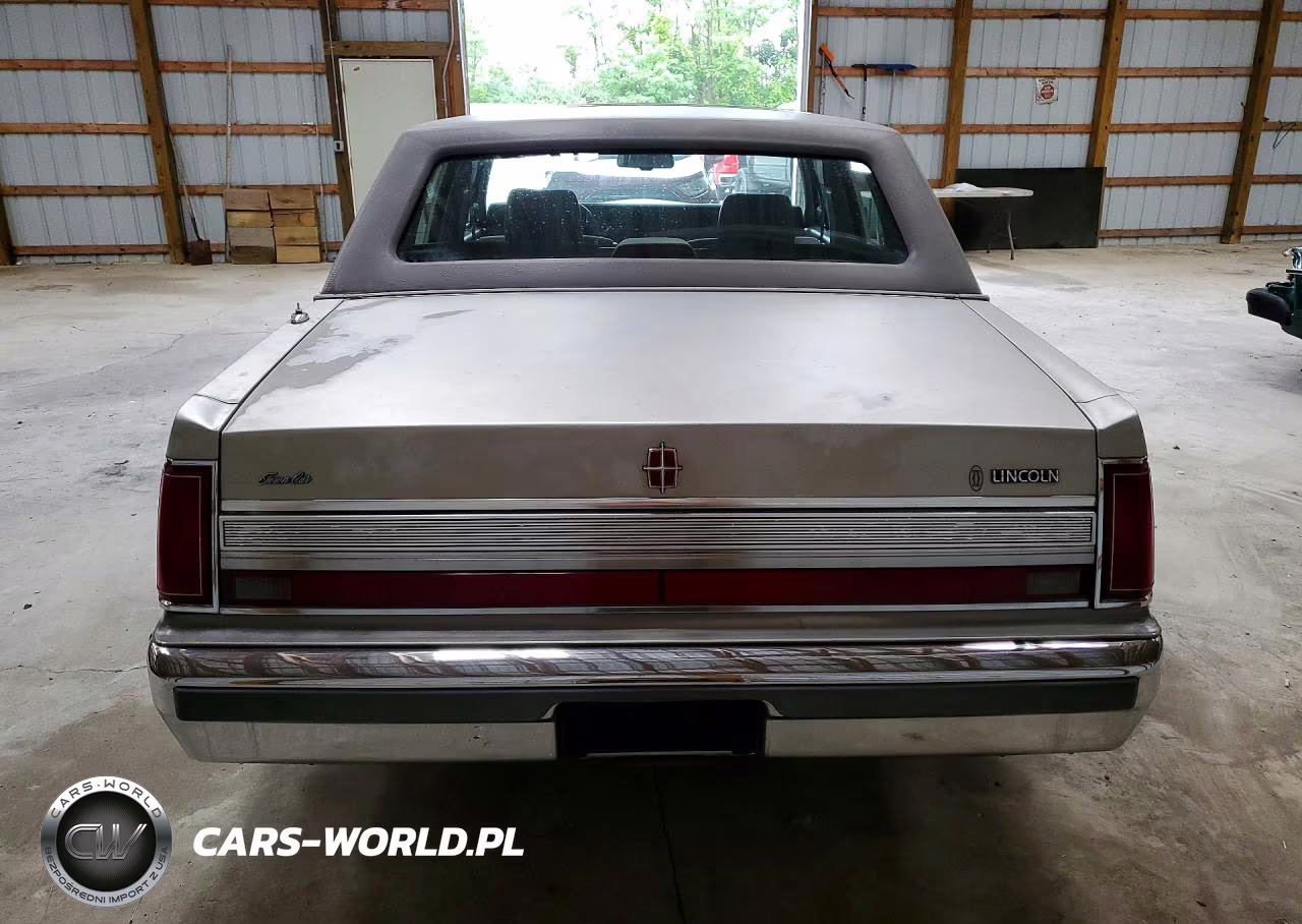 1989 Lincoln Town Car Cartier VIN:1LNBM83F7KY627418 - 6