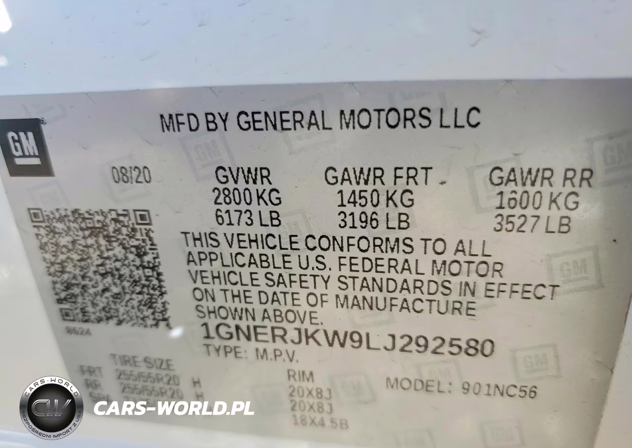 2020 Chevrolet Traverse Rs VIN:1GNERJKW9LJ292580 - 13