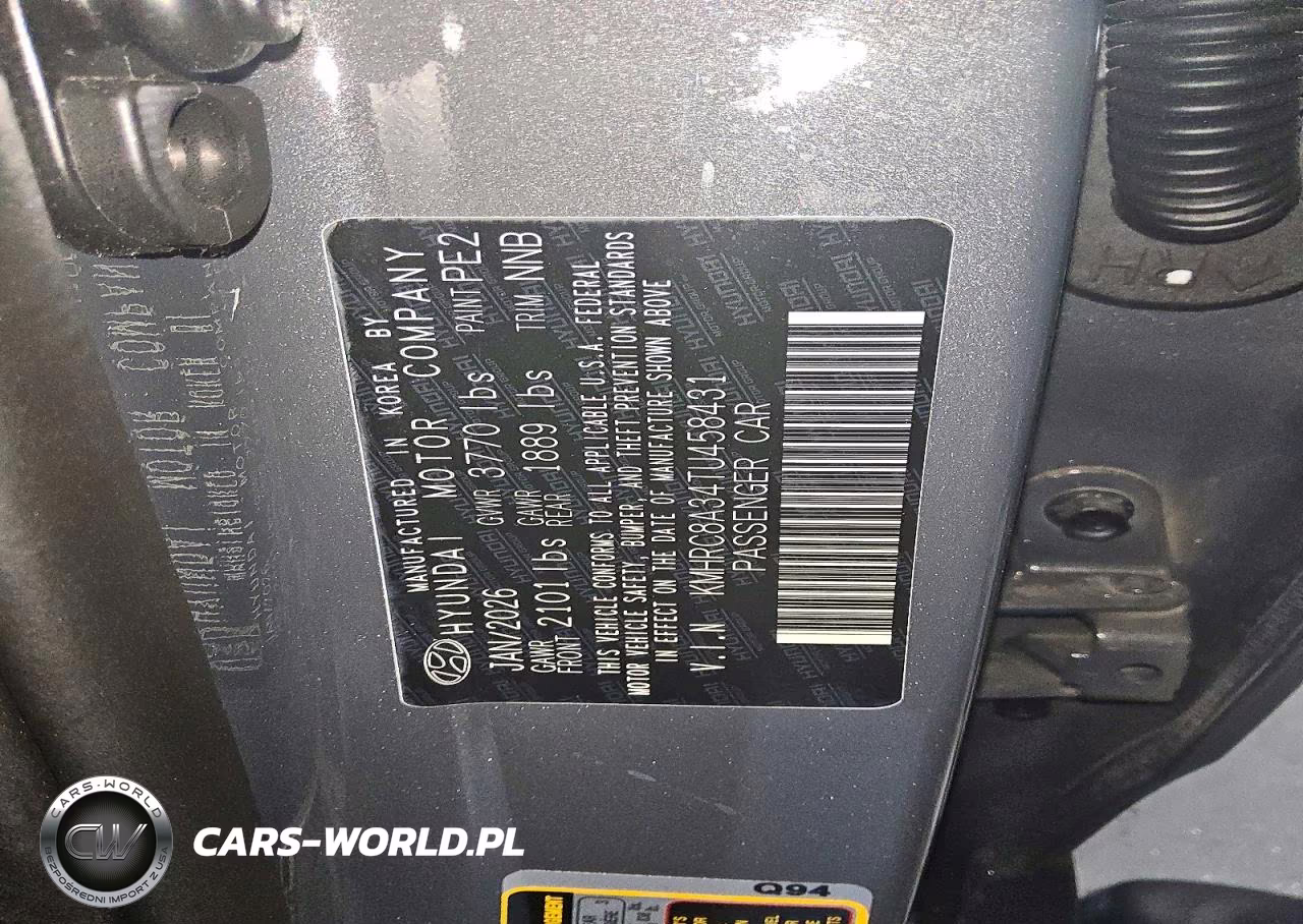 2026 Hyundai Venue Sel VIN:KMHRC8A34TU458431 - 14