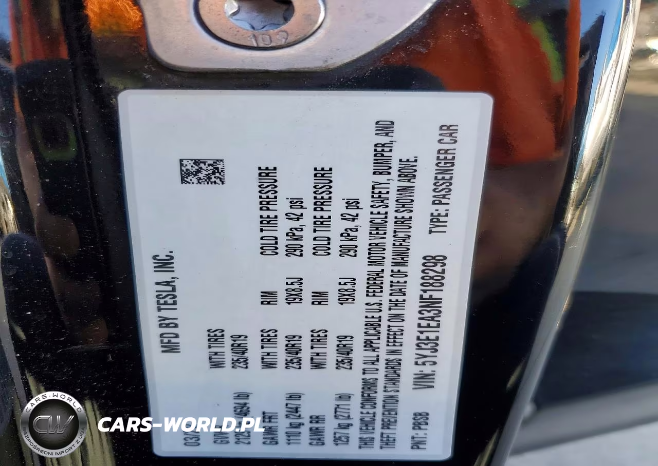 2022 Tesla Model 3 VIN:5YJ3E1EA3NF188298 - 13