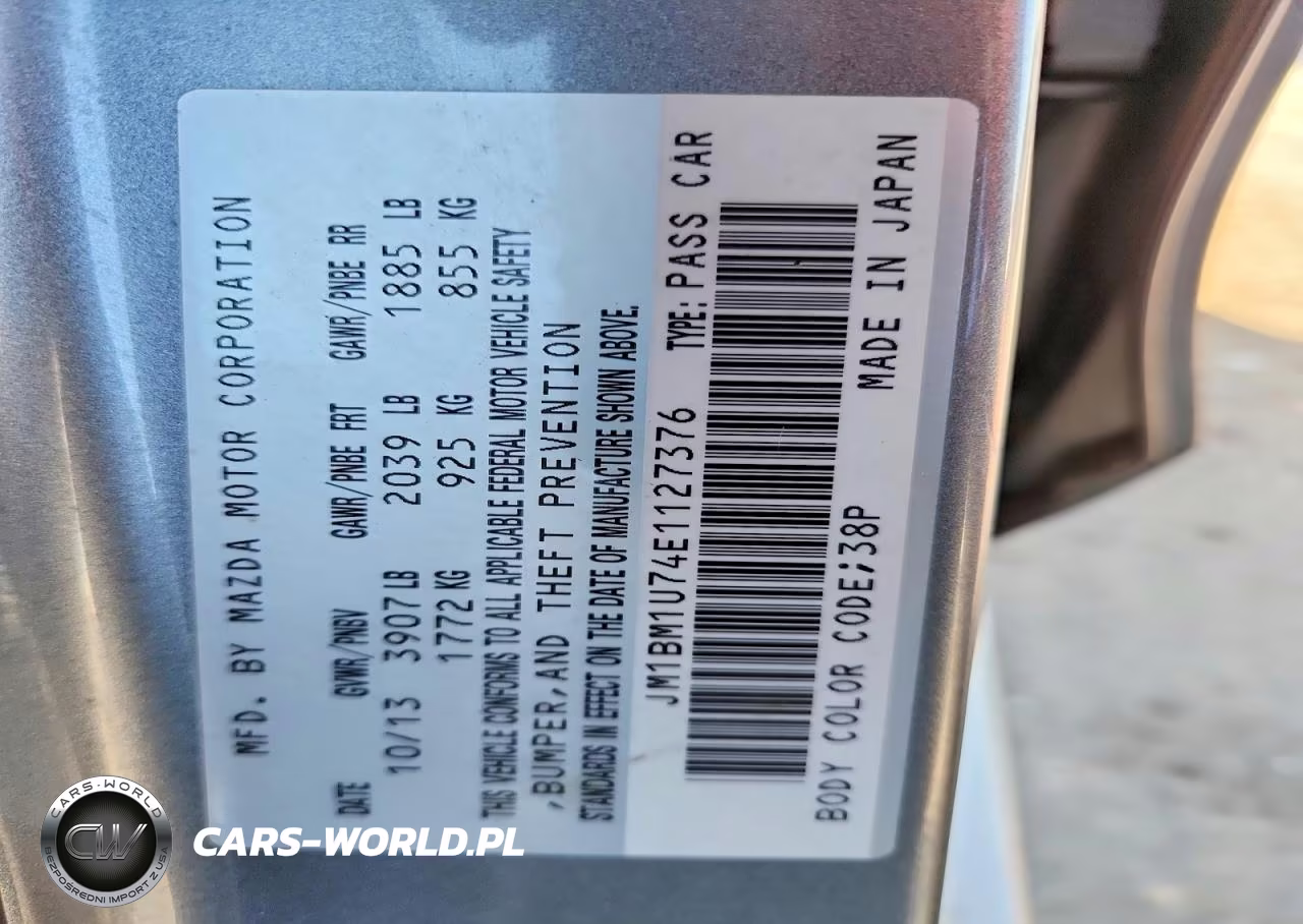 2014 Mazda 3 Sport VIN:JM1BM1U74E1127376 - 12