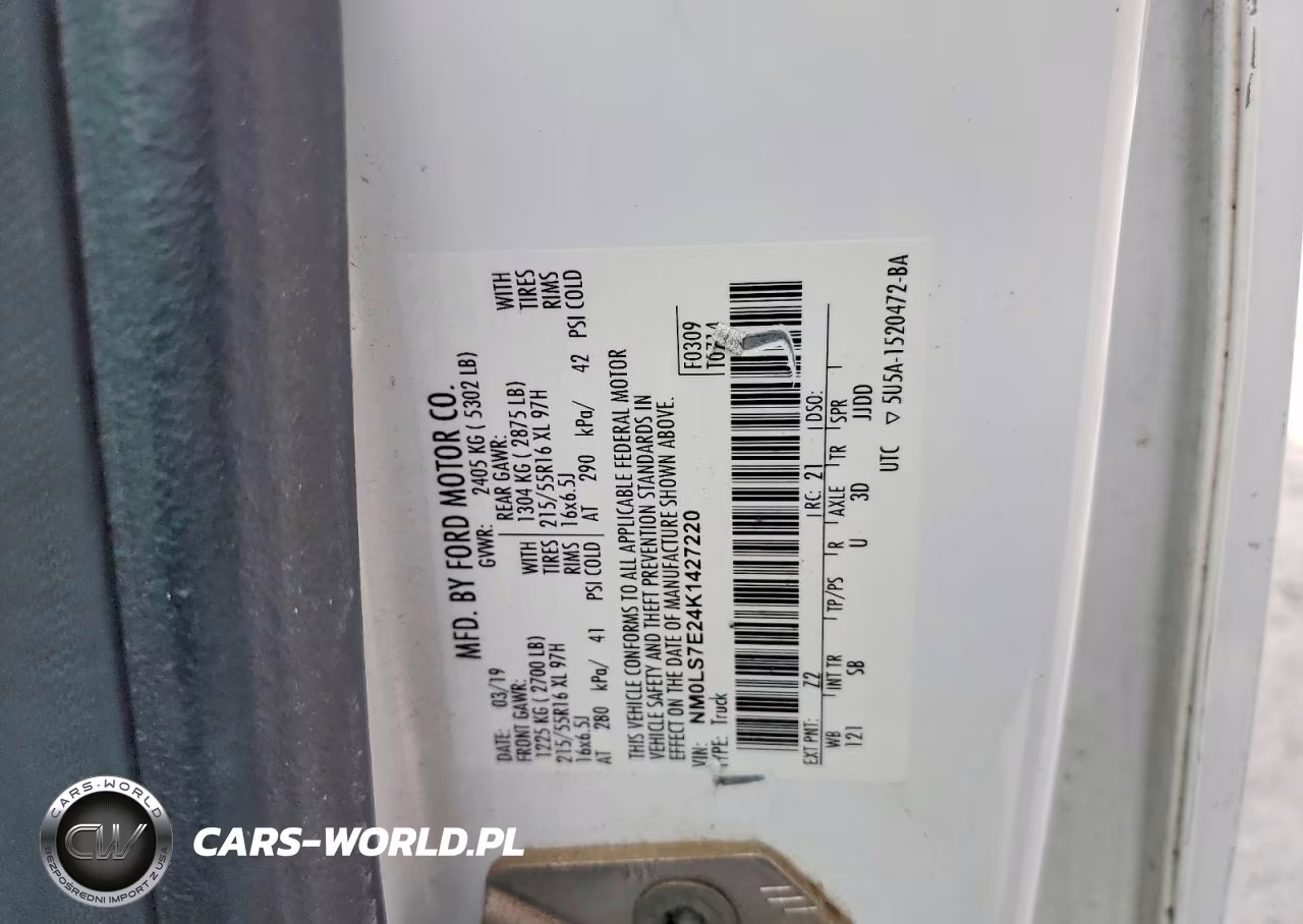 2019 Ford Transit Connect Xl VIN:NM0LS7E24K1427220 - 13