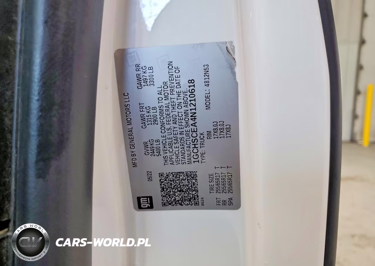 2022 Chevrolet Colorado Lt VIN:1GCHSCEA4N1210618 - 12