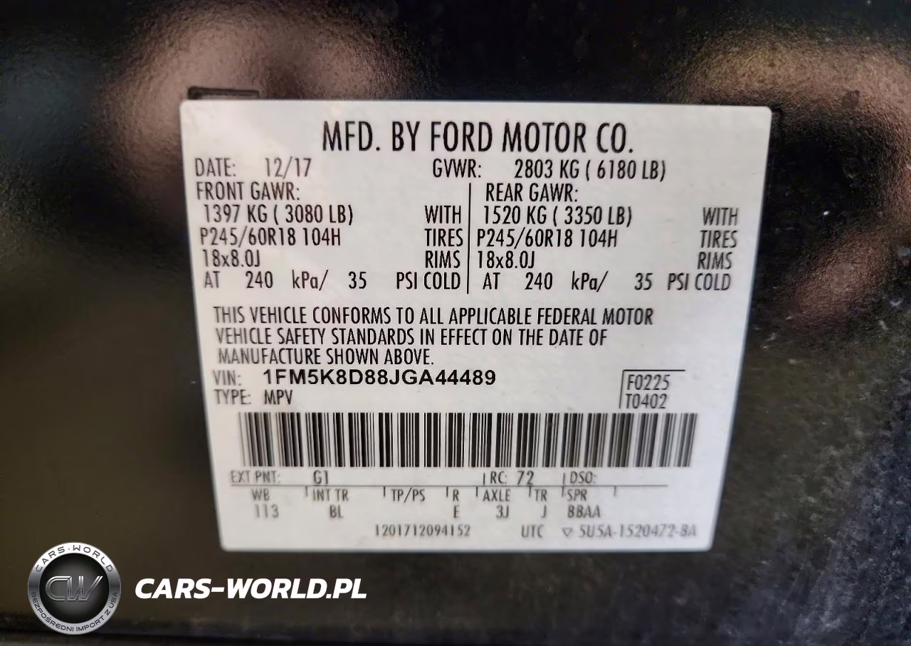 2018 Ford Explorer Xlt VIN:1FM5K8D88JGA44489 - 13