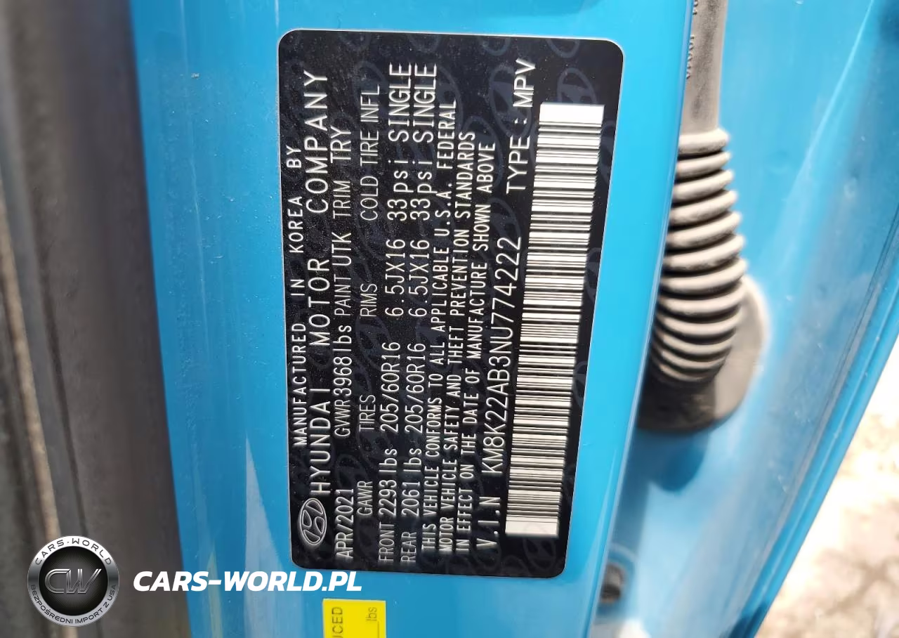 2022 Hyundai Kona Sel VIN:KM8K22AB3NU774222 - 13