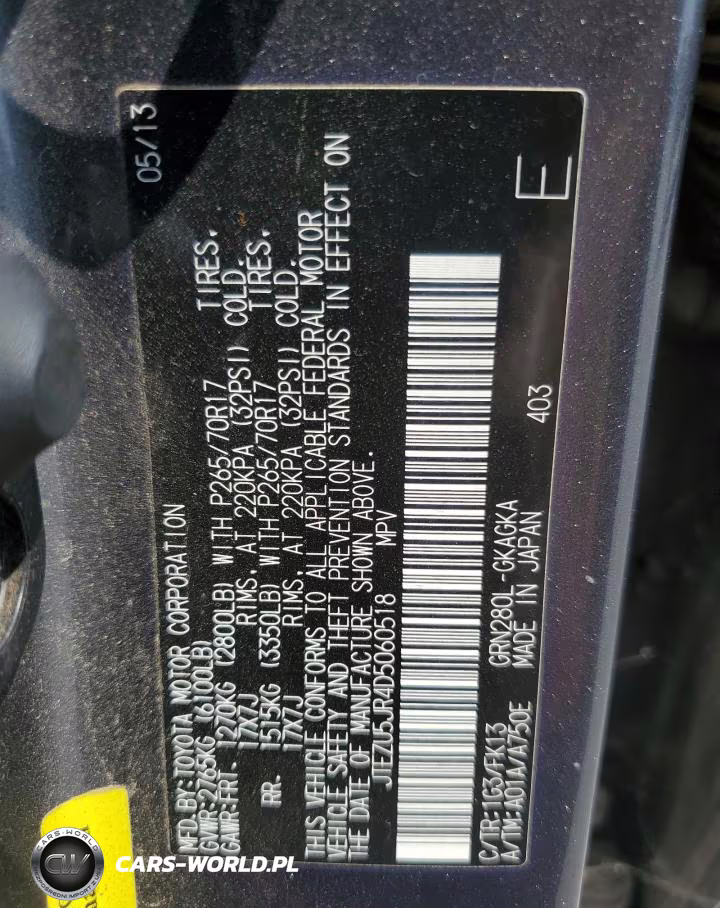 2013 Toyota 4Runner Sr5 VIN:JTEZU5JR4D5060518 - 13