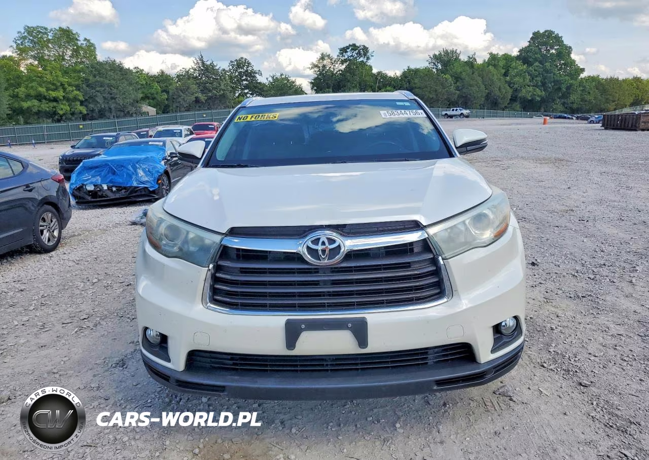 2015 Toyota Highlander Xle VIN:5TDJKRFH2FS120937 - 5
