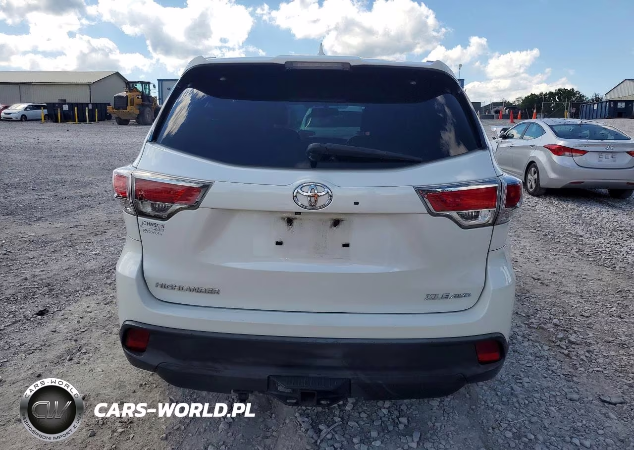 2015 Toyota Highlander Xle VIN:5TDJKRFH2FS120937 - 6