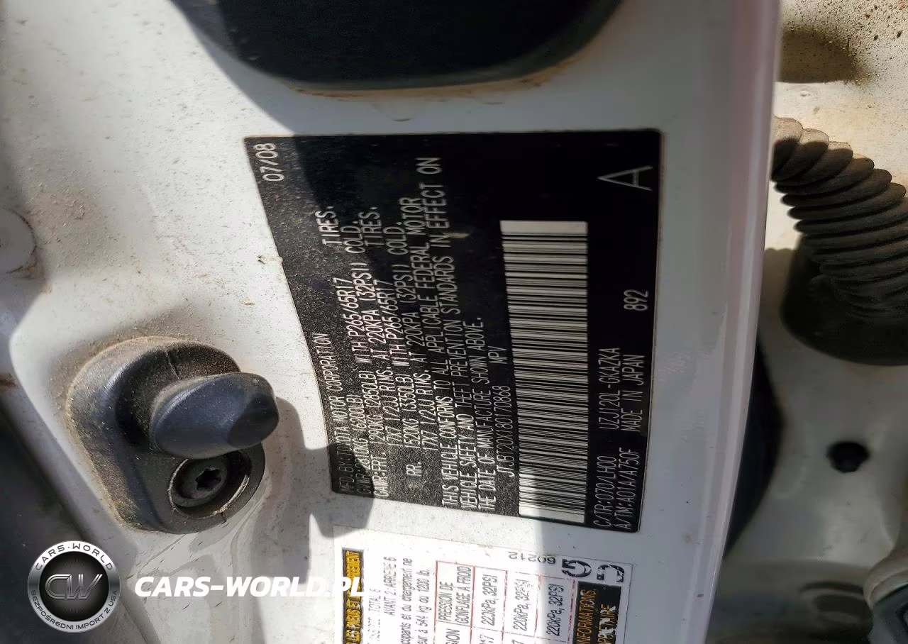 2008 Lexus Gx 470 VIN:JTJBT20X180170868 - 13