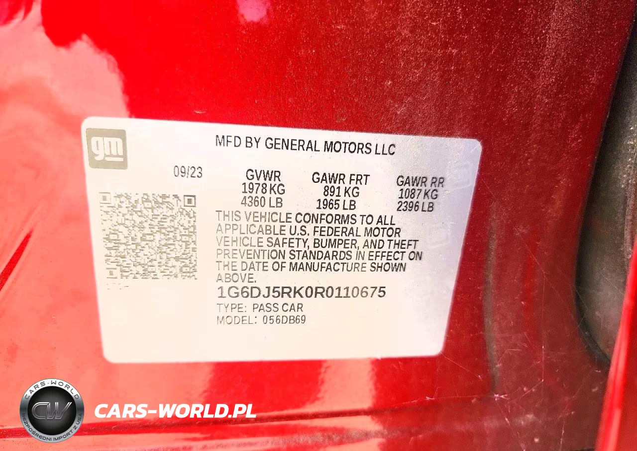 2024 Cadillac Ct4 Luxury + VIN:1G6DJ5RK0R0110675 - 13