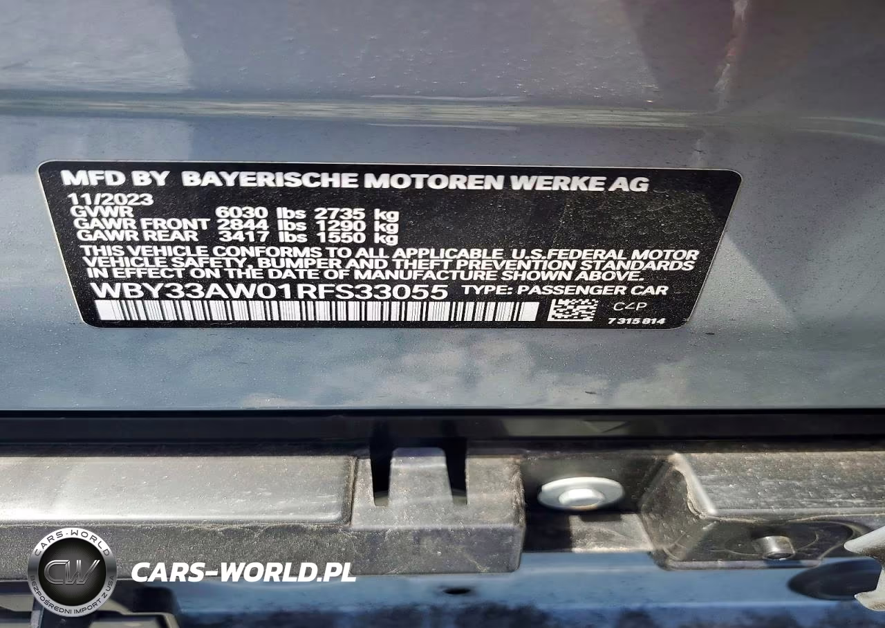 2024 BMW I4 M50 VIN:WBY33AW01RFS33055 - 13