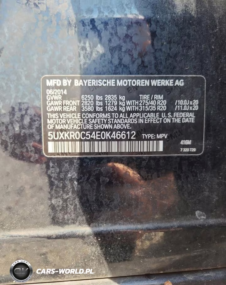 2014 BMW X5 xDrive35I VIN:5UXKR0C54E0K46612 - 13