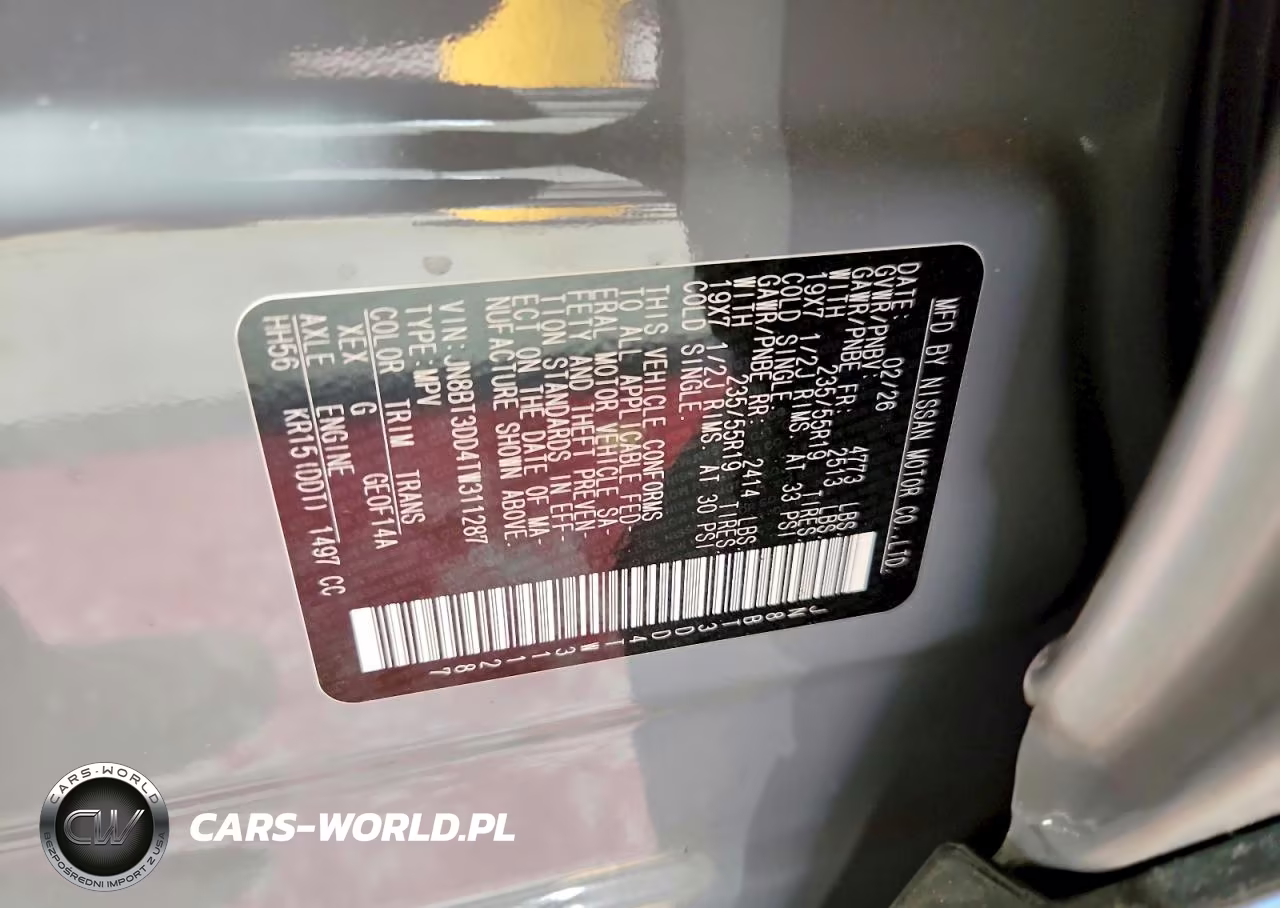 2026 Nissan Rogue Platinum VIN:JN8BT3DD4TW311287 - 13