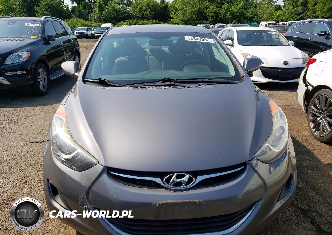 2012 Hyundai Elantra Gls VIN:5NPDH4AE0CH105351 - 5