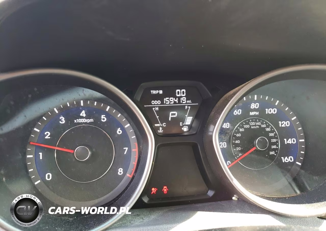2012 Hyundai Elantra Gls VIN:5NPDH4AE0CH105351 - 9